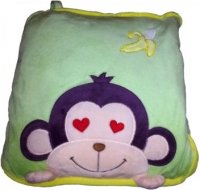 Плед подушка обезьянка